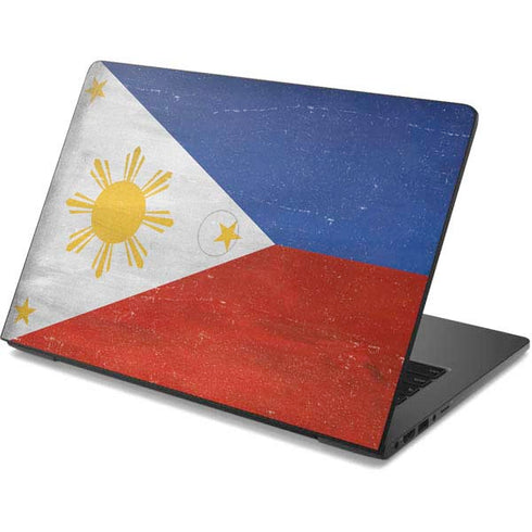 Philippines Flag Distressed Dell Chromebook Skin